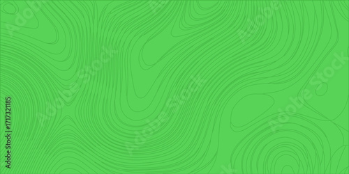 Abstract green swirling lines and curves with a decorative wave pattern on a light blue background. topographic contours and geodetic grid. 3D papercut layers, Terrain. Black and white background. art