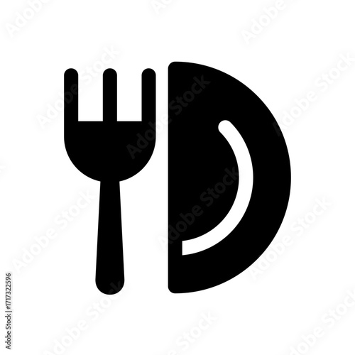 Fork Plate Icon