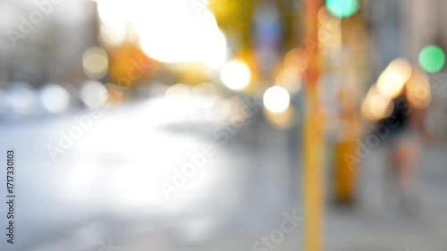 people walking in the city