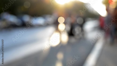people walking in the city