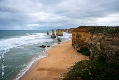 Majestic Twelve Apostles along the Great Ocean Road in Australia