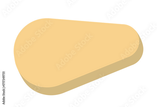 Male medication pill pharmaceutical tablet illustration for men’s health treatment and medical concept design