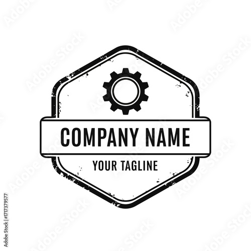 vector illustration of a stamp