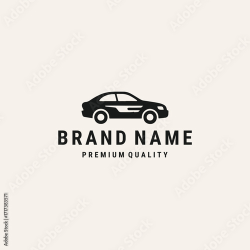 Car logo vector hipster vintage icon illustration