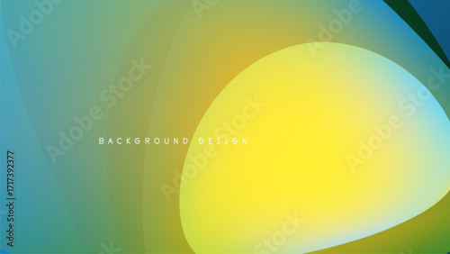 Abstract background features vibrant color gradients. Yellow, green, blue hues blend seamlessly, creating modern visual effect.