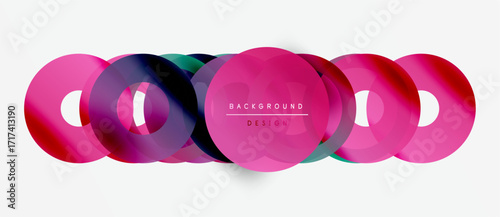 Abstract pink layers create dynamic visual effect. Modern design elements suggest movement, depth, energy. Minimalist composition.