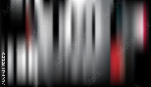 Abstract grayscale and red vertical motion blur background; subtle noise texture, elegant and modern design, ideal for website banners or presentations.