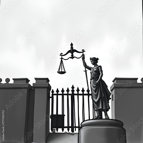 Justice is a paid service. INEQUALITY. PRIVILEGE. PAYWALL. GATEKEEPING. CORRUPTION. FEES. EXCLUSION.