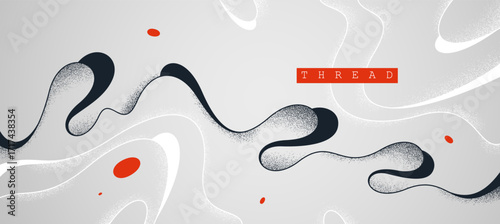 Soft and relaxing vector linear abstract background, curvy lines artistic abstraction, minimal flowing lines and textures, elegant wave stripes, flowy modern graphics.