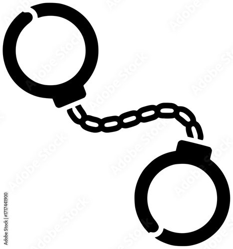 crime illustration arrest silhouette criminal logo police icon justice outline security law handcuffs man legal hand prisoner lock male shape road vector graphic background