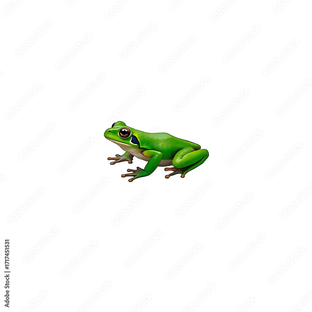 Obraz premium Frog, the drawing is made in a minimalistic style and reflects the essence of the object with a single continuous line.