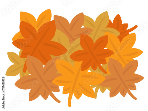 紅葉　イラスト