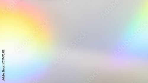 Abstract blur holographic rainbow foil iridescent background