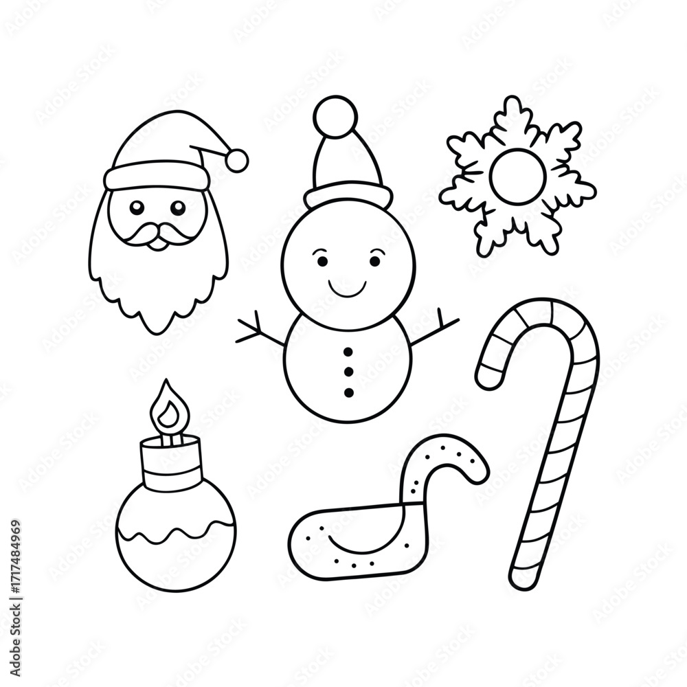 Naklejka premium Christmas