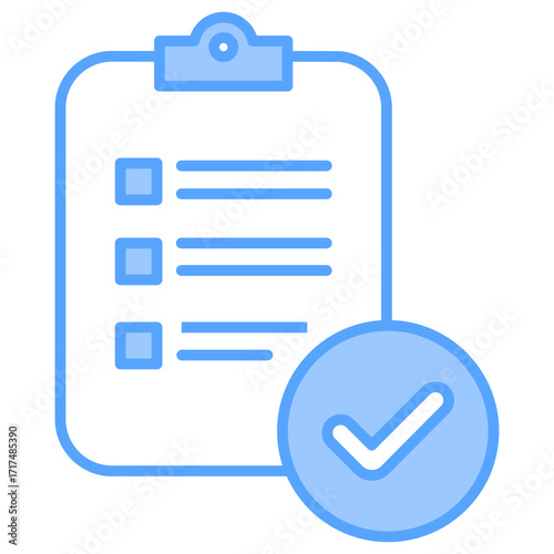 Guidelines Blue Icon