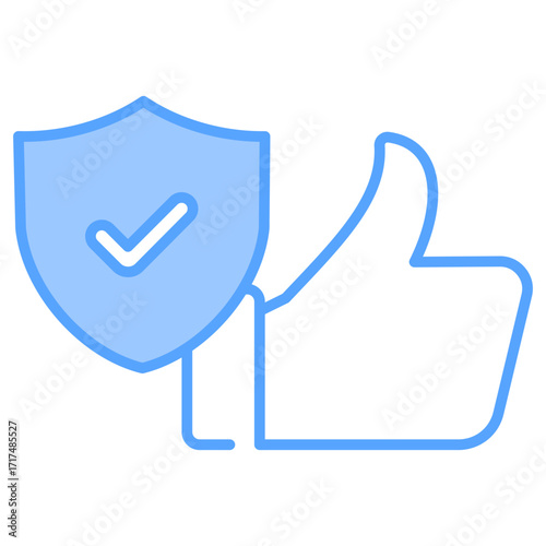 Reliability Blue Icon