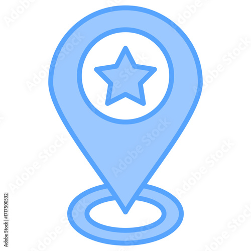 Place Blue Icon