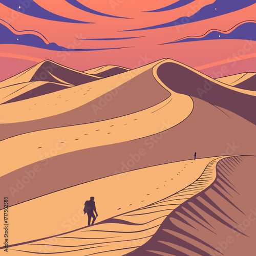 sand dunes in the desert