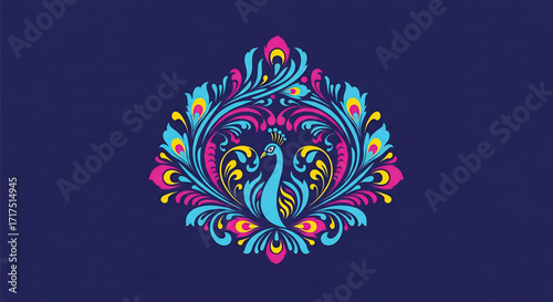 Deep Indigo Background Perfect for Modern Designs and Abstract Presentations Aesthetically Pleasing