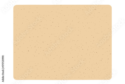 Cream craft paper texture background. Vintage ecru wallpaper with dots and speckles. Natural beige grunge surface with flecks and particles. Repeating craft pattern design.