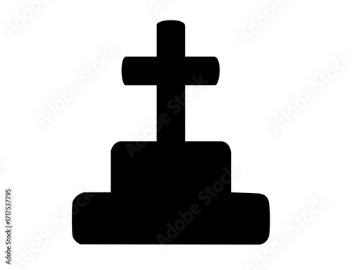 funeral icon 15 : Cross (Christian Symbol), cross, christian, faith, religion, funeral, death, memorial, mourning, bereavement, loss, grief, condolence, tradition, respect, 