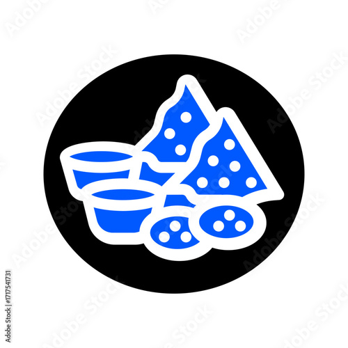 samosa icon two tone color