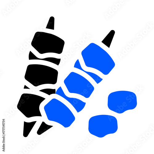 brochette icon two tone color