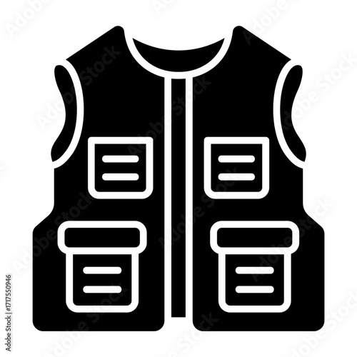 Fishing vest Icon