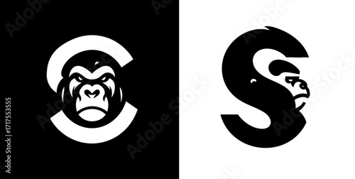 Kingkong Alphabet Logo S