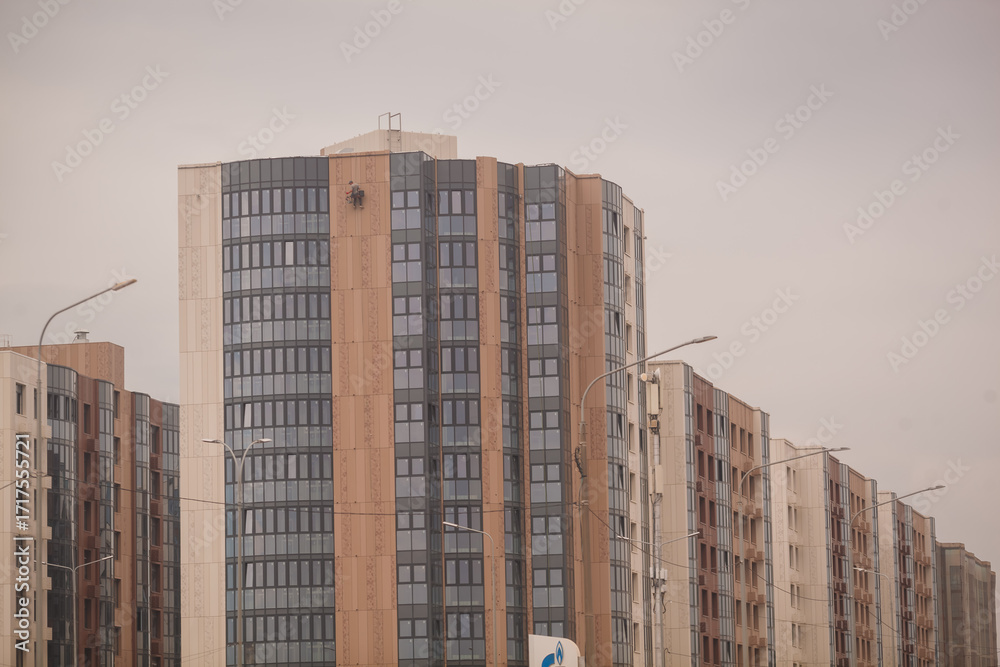 Naklejka premium high rise building