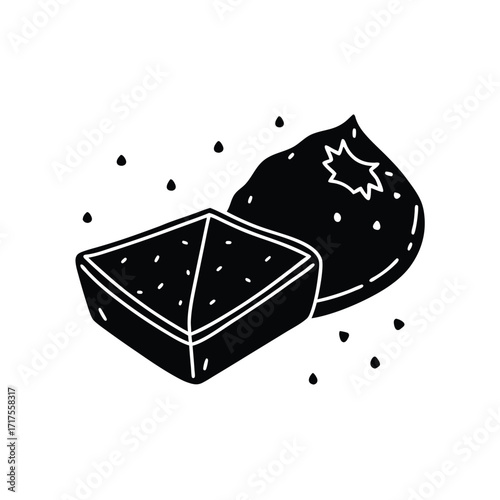 baklava coconut shavings