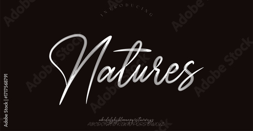 modern luxury capital alphabet letter logo design