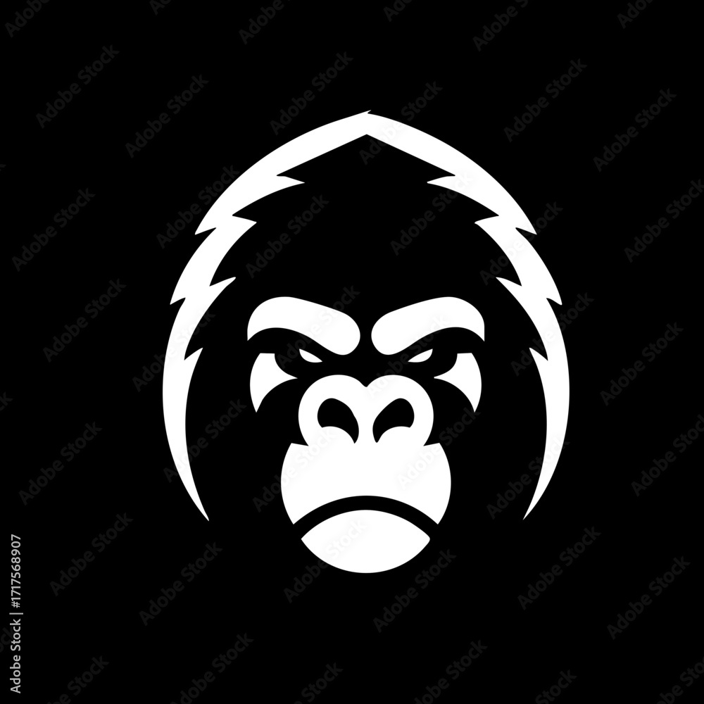 Fototapeta premium Cool Kingkong Logo Icon Symbol