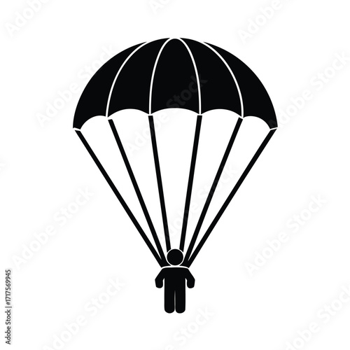 parachute skydiving icon