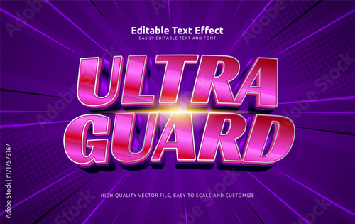 ultra guard editable text effect