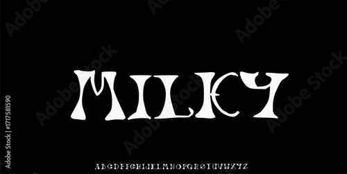 Elegant Font. Groovy Font. Graffiti Font. Creative Hand Drawn Uppercase. Street Art Classic Lettering Fashion Designs Typography modern serif decorative vintage concept vector illustration