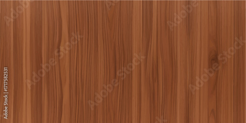 Natural wood texture background with a detailed brown grain pattern on a plank surface for floor or wall design