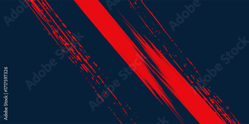 Picture blue banner design vector, dynamic sporty horizontal background modern art