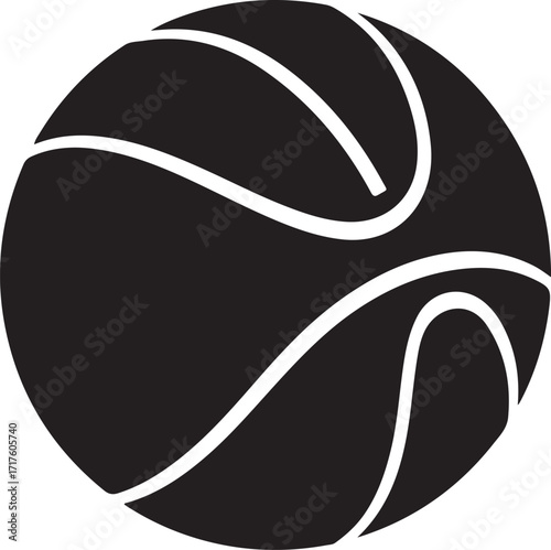 basketball silhouette on white background