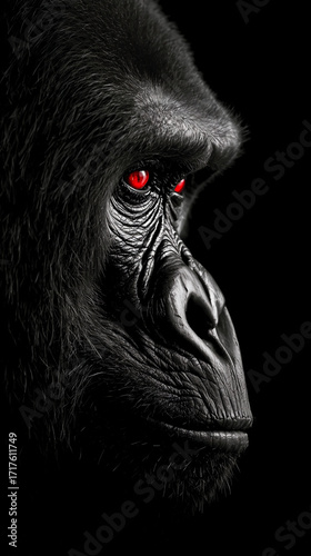 gorilla portrait