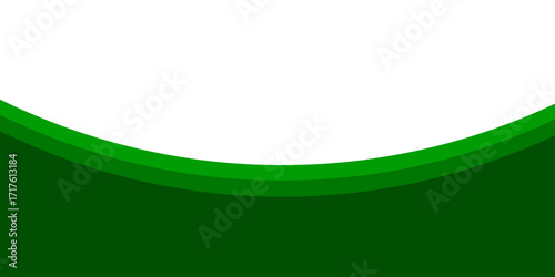 Green Color Curved Background Design, vector eps10