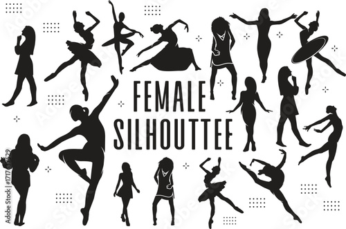 Female ballet dancing