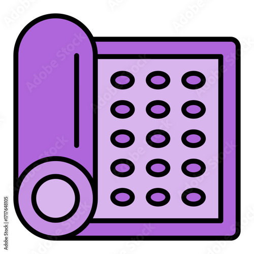 Yoga mat Icon