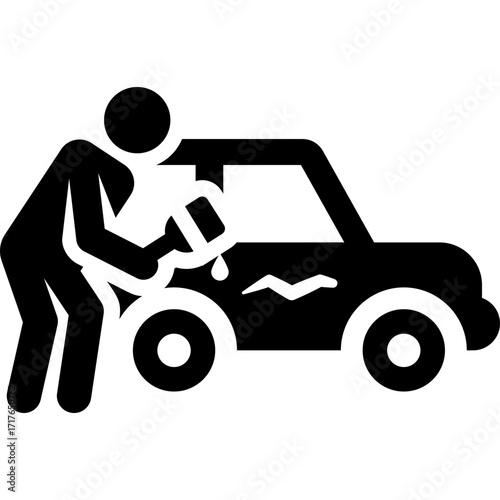 Car service icon 