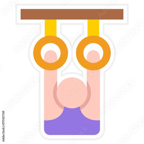 Gymnastic rings Icon
