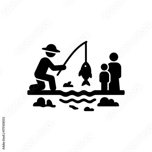 Sustainable Food Fishing Icon
