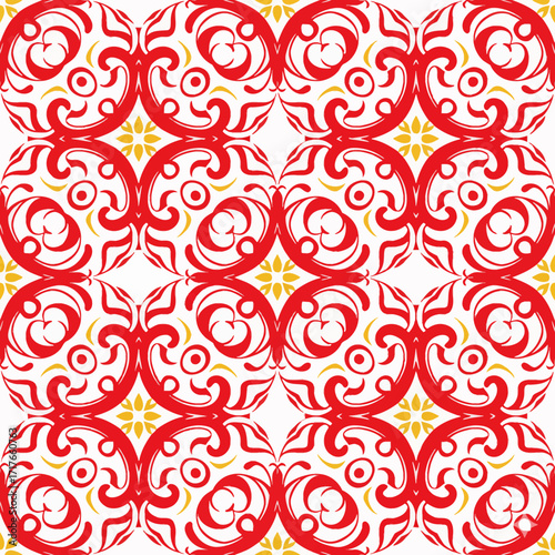New vector art tile featuring a bold, decorative ornamental design. A unique seamless pattern with sharp outlines and eternal symmetry. Scalable for various digital and print products.