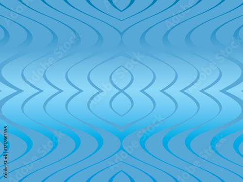 Premium background design with blue luxury motif. Vector horizontal template, for digital luxury business banner, contemporary formal invitation, luxury voucher, gift certificate, etc.