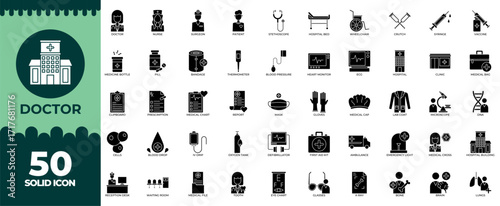 Medical Solid Icon set