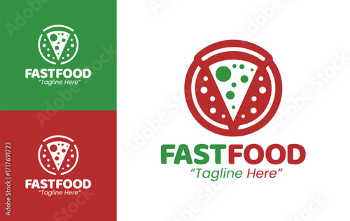 Fast Food Logo Premium Restaurant Service Symbol
